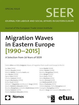 cover image of Migration Waves in Eastern Europe [1990-2015]